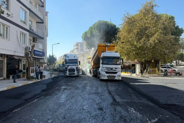 Aydın’ın 17 ilçesinde eş zamanlı yol seferberliği Aydın’ın 17 ilçesinde eş zamanlı yol seferberliği